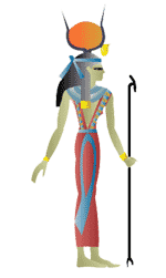 Hathor, an Ancient Egypt God.